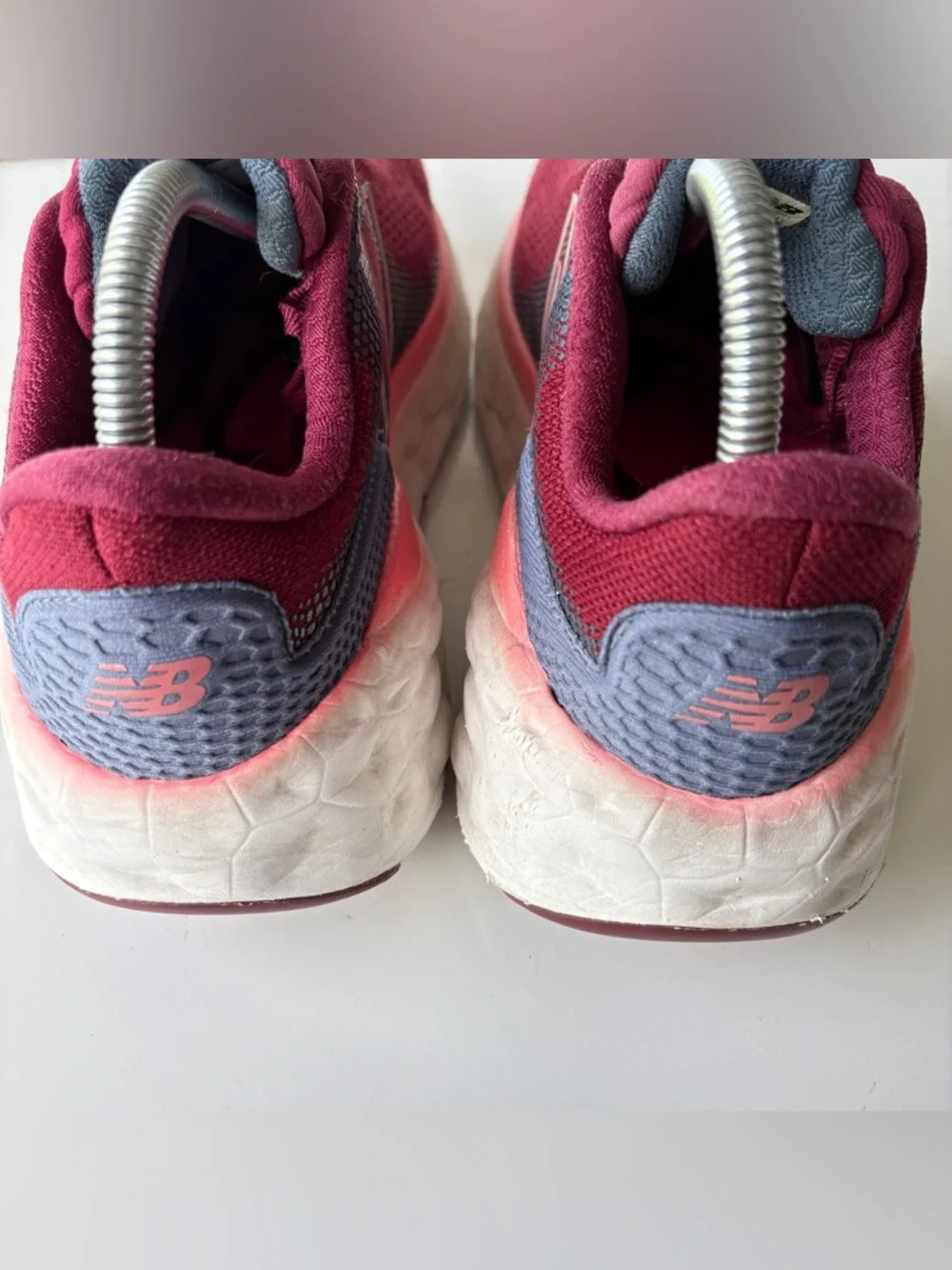 New Balance Women's Maroon and Pink Running Shoes
